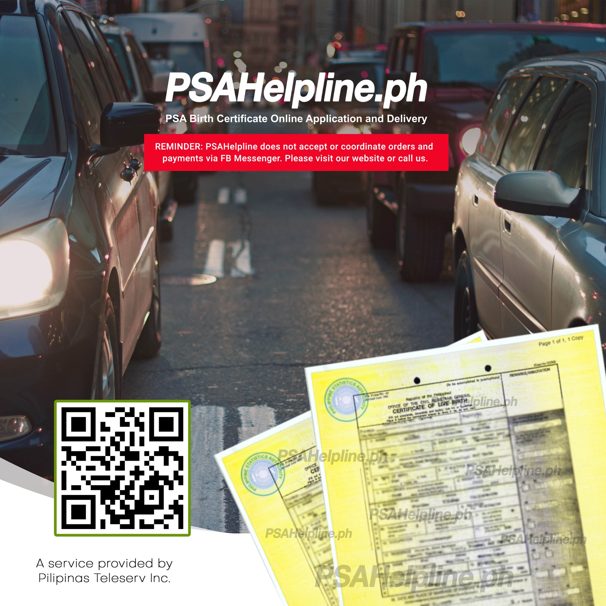 Citizen - PSA Certificates With QR Codes QR-Coded PSA Birth Certificate ...