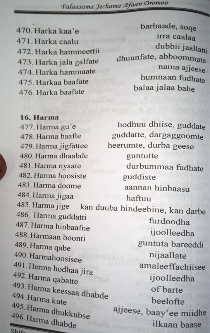 QE'EE QUBEE | Jechamoonni qaama namaa irraa uumaman 1600 ol ta'antu ...