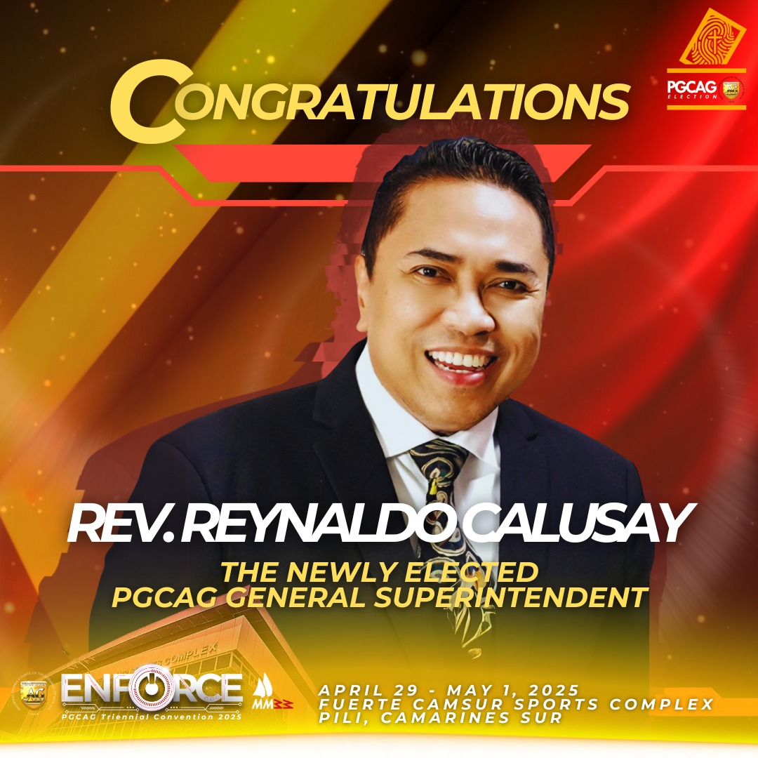 Congratulations Rev. Rey Calusay, our General... - PGCAG - Southern ...