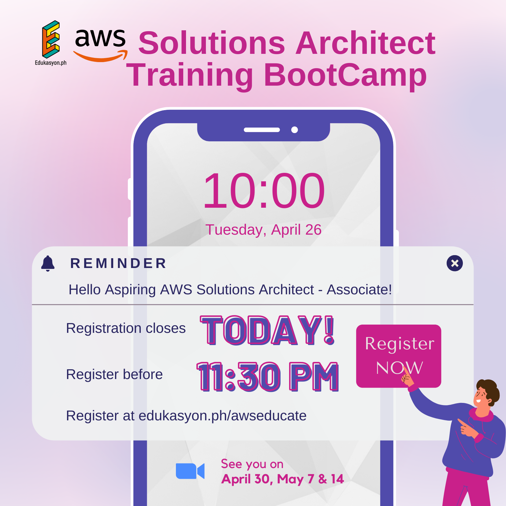 AWS - Last call Aspiring AWS Certified Associate Solutions Architect ...