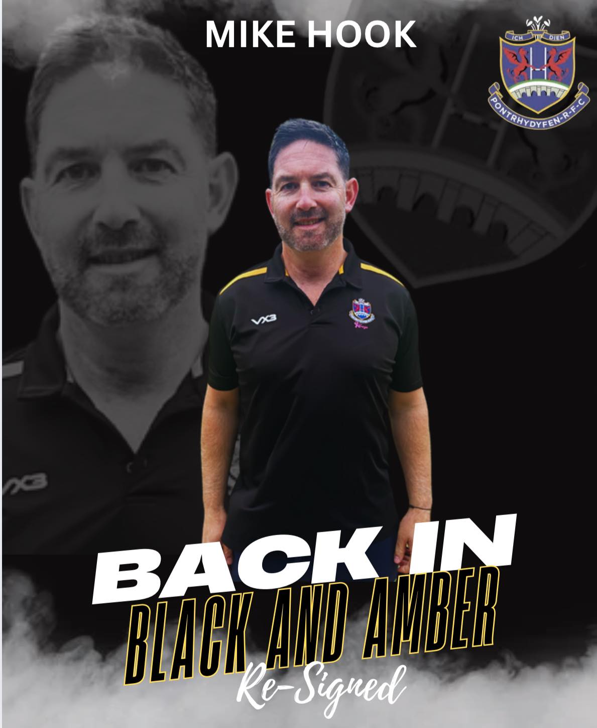 Pontrhydyfen RFC - Big congratulations to Mike Hook on his appointment ...