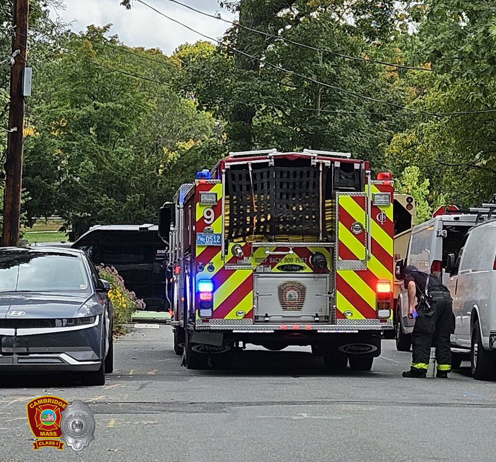 Earlier today, Engine 9... - Cambridge MA Fire Department | Facebook
