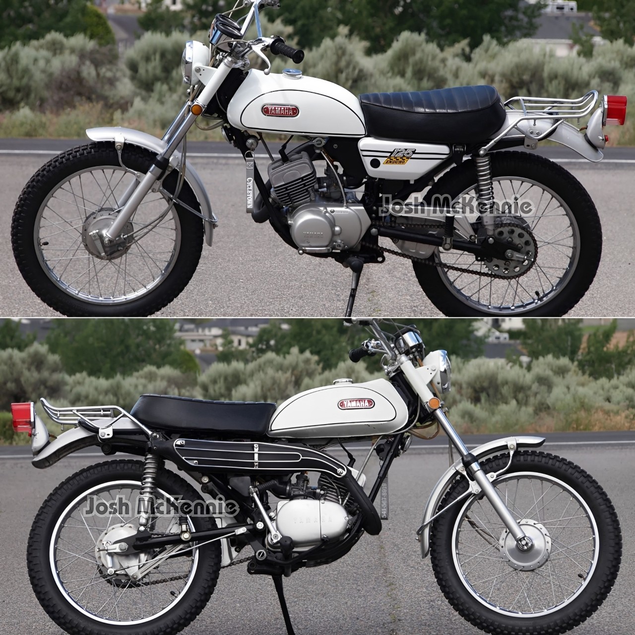 1973 Yamaha ATMX 125 vintage motocross bike