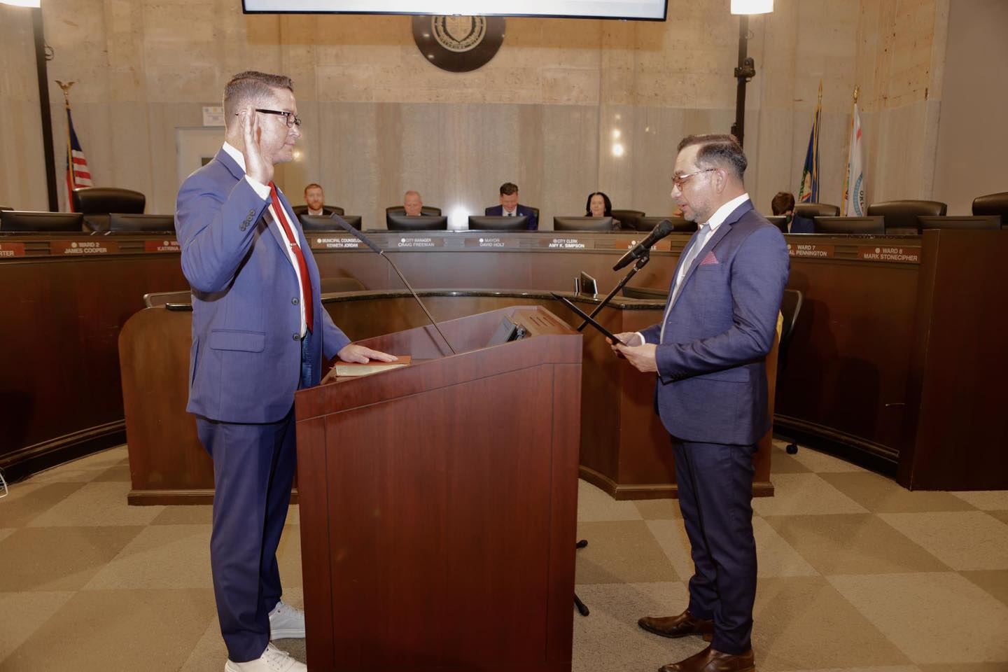 Carter - Today, I had the honor of taking the oath of office to serve ...