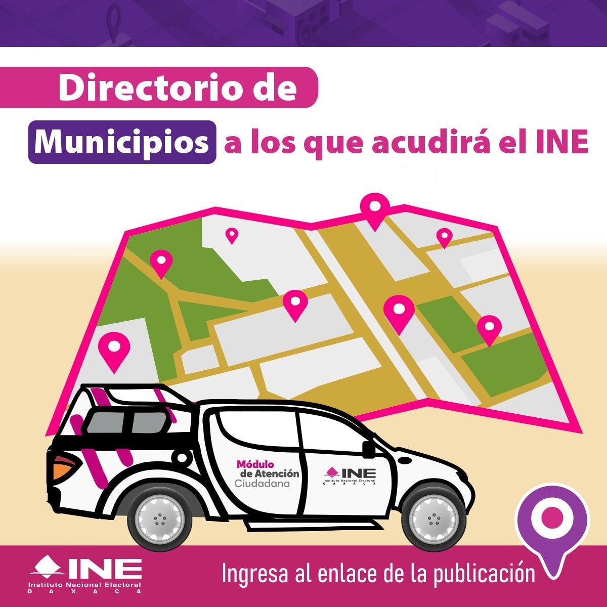 INE_Oaxaca - 📅 Consulta el calendario del recorrido de los Módulos de ...