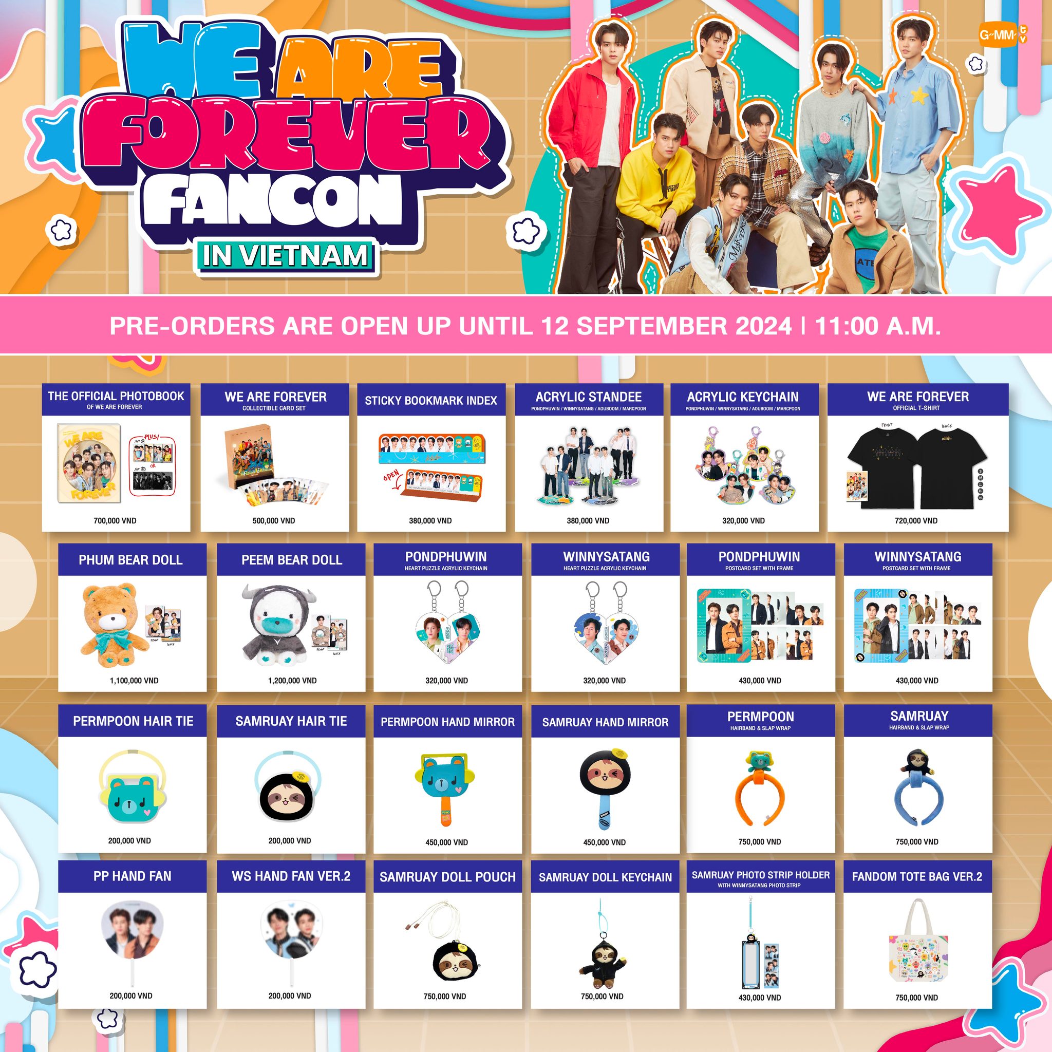 The time has come! Pre-order for GMMTV OFFICIAL MERCHANDISE from 