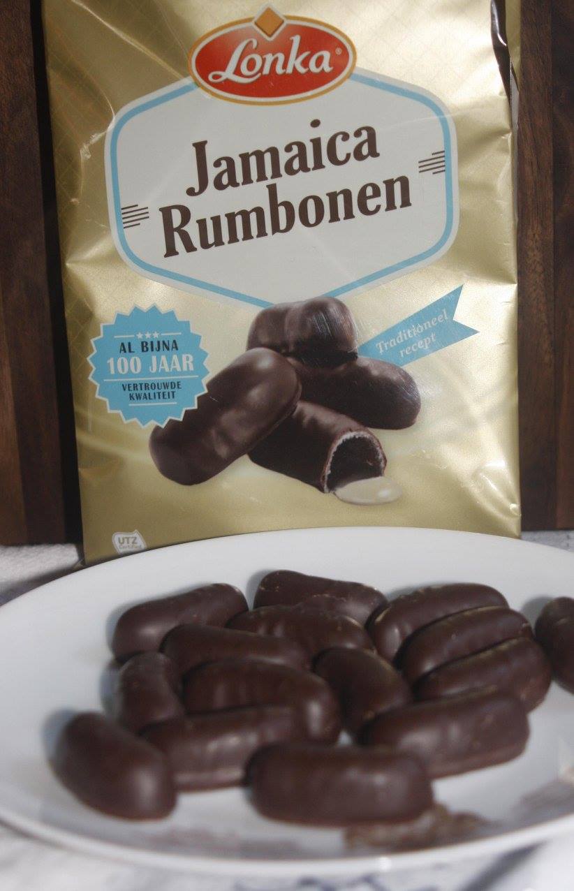The Dutch - Jamaica Rumbonen Rum filled dark chocolate. Here is a link ...