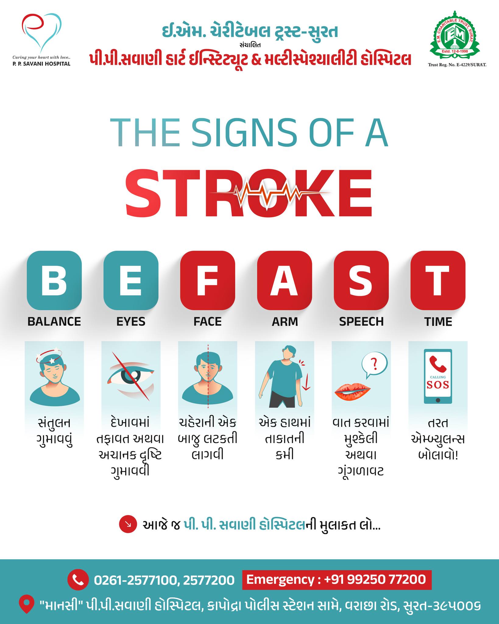 P.P. - 🚨 Stroke can strike anytime — will you recognize it in time ...