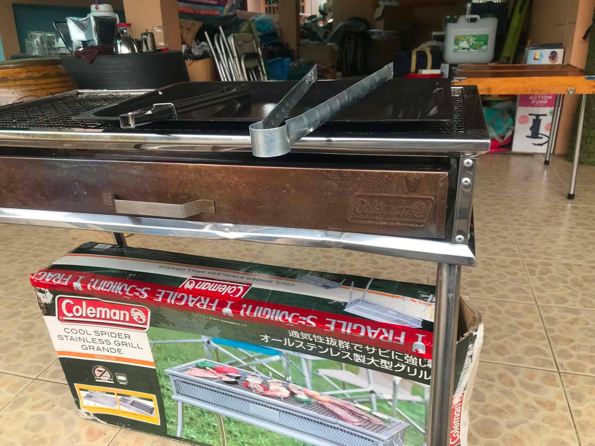 เตา Coleman Cool spider Stainless grill Grande ขนาด 34x73 สูง 67