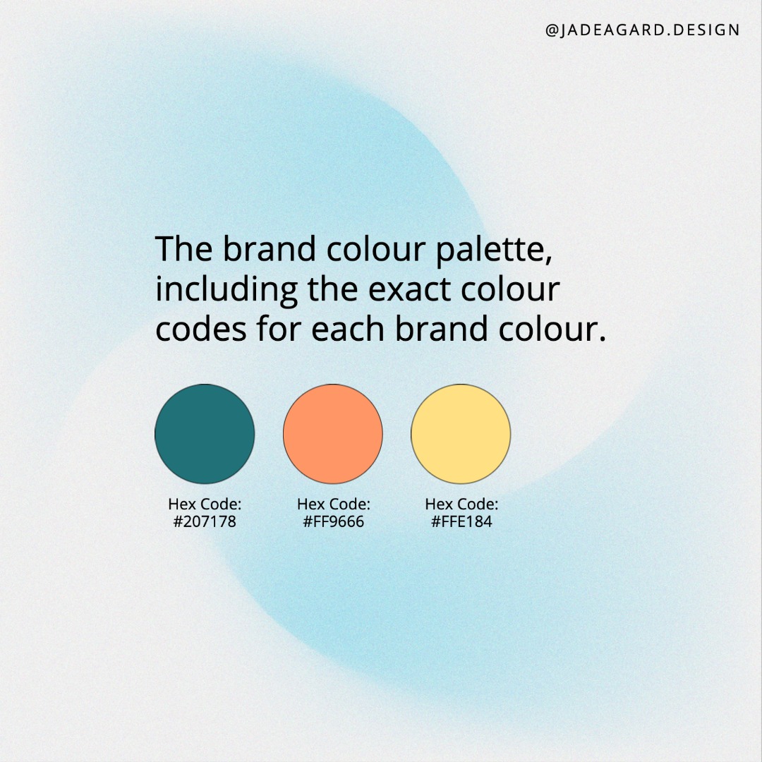 WHAT ARE BRAND GUIDELINES 👇 A brand... - Jade Agard Design | Facebook