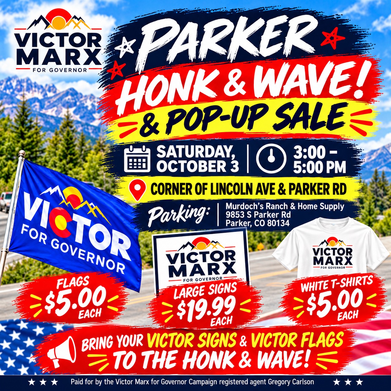 Parker Honk & Wave & Pop up Sale