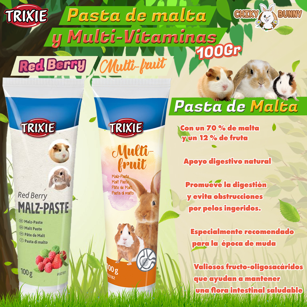 🇩🇪 Pasta de Malta y Multi-Vitaminas... - Chiky Bunny Shop | Facebook