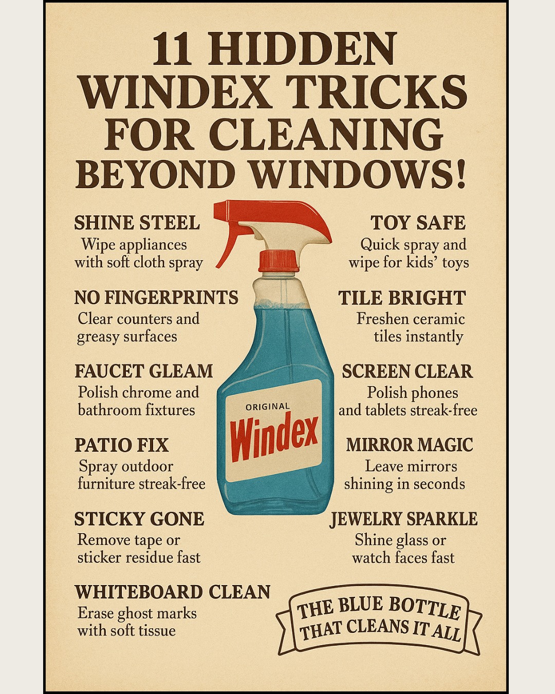 Do you remember when Windex® looked like this? Long before the
