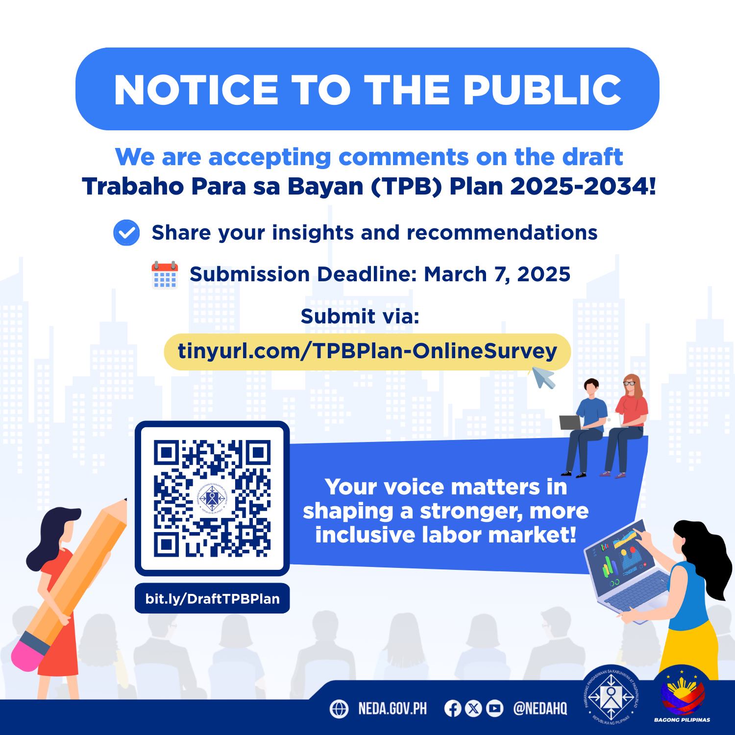 𝐖𝐞 𝐰𝐚𝐧𝐭... - Department of Economy, Planning, and Development | Facebook