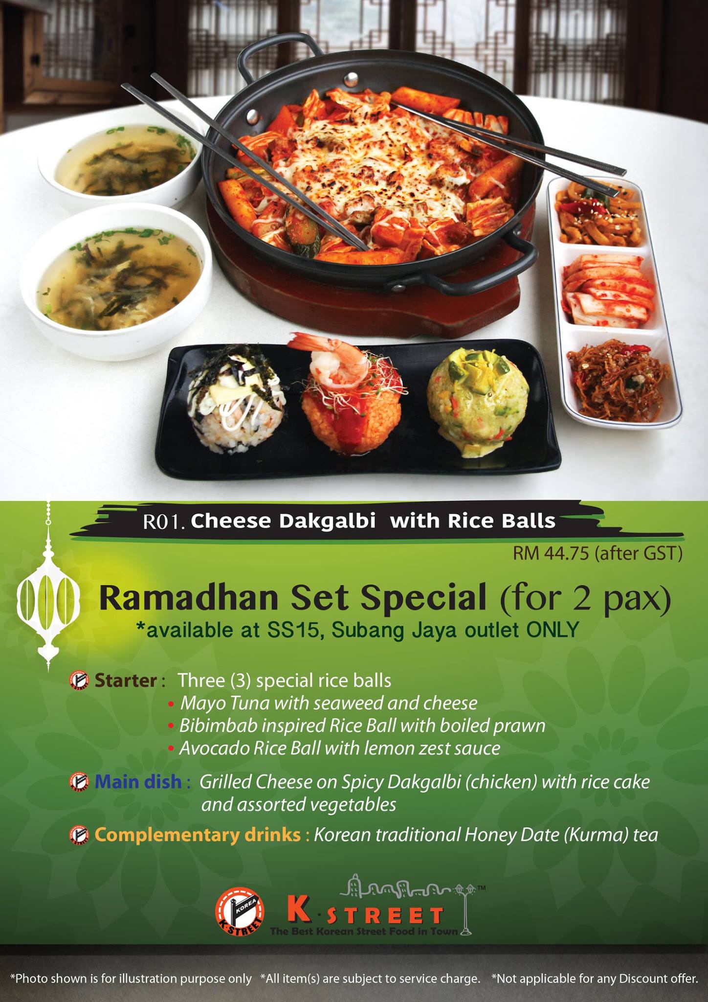 K Kitchen My Daebak 대박 News From K Street During Month Of Ramadhan 6th June Onwards Ss15 Subang Jaya Outlet Will Be Offering Exclusive Promotion Set Starter Three 3