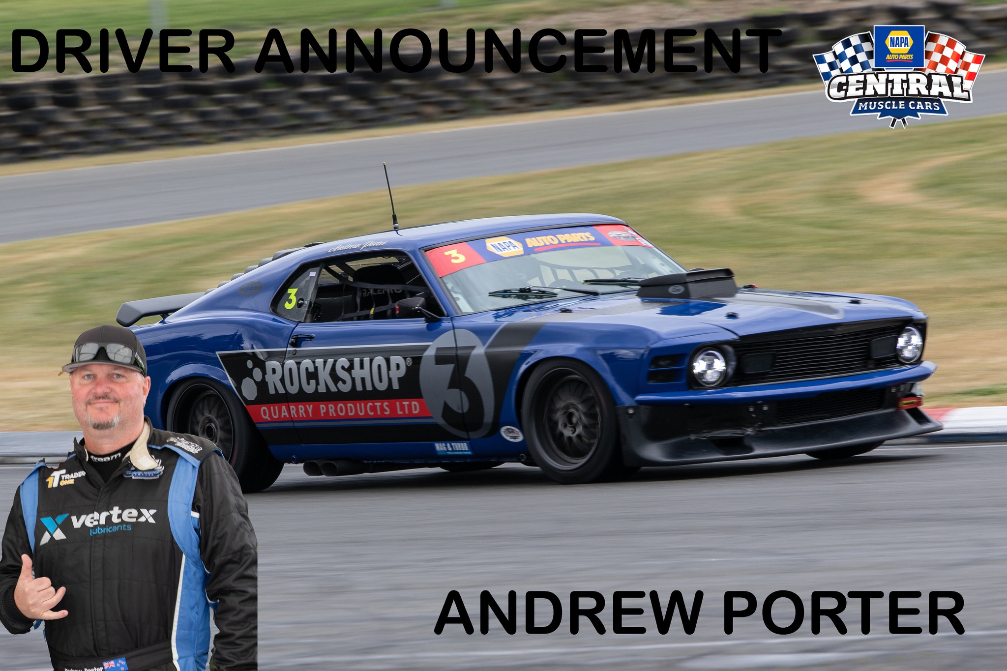 NAPA - PORTER READY TO GO Andrew Porter returns to the NAPA Central ...
