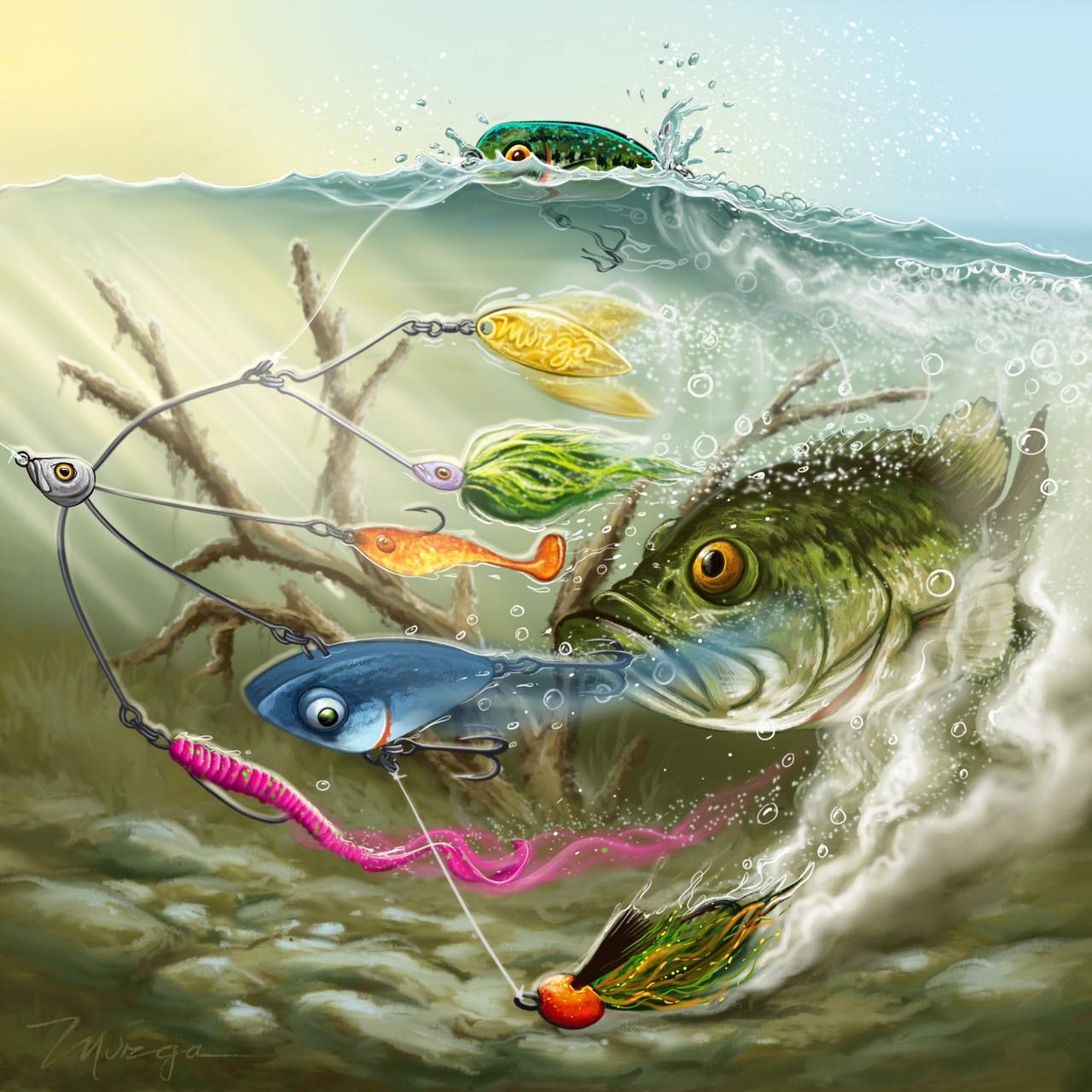 craw fishing lure AIR 4