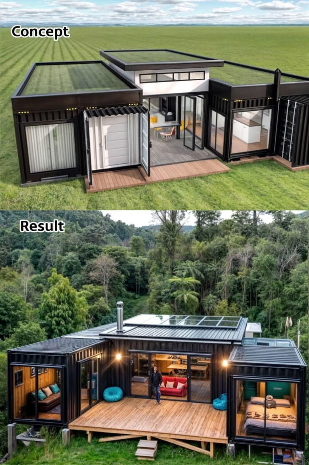 Shipping Container Homes - Container House Transformation | Facebook