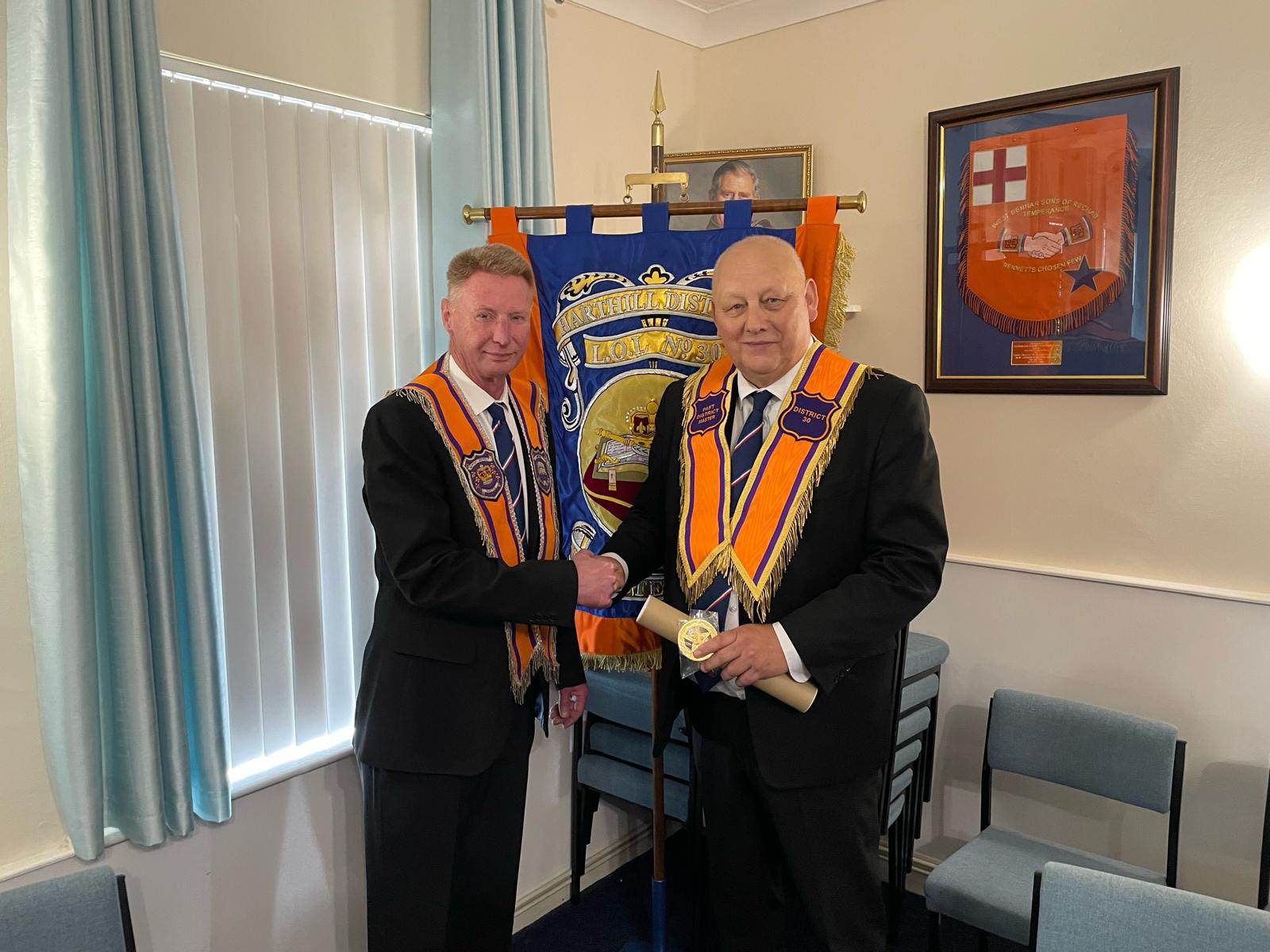 County - WDM Bro William Wilmot was delighted to present IPDM Bro ...