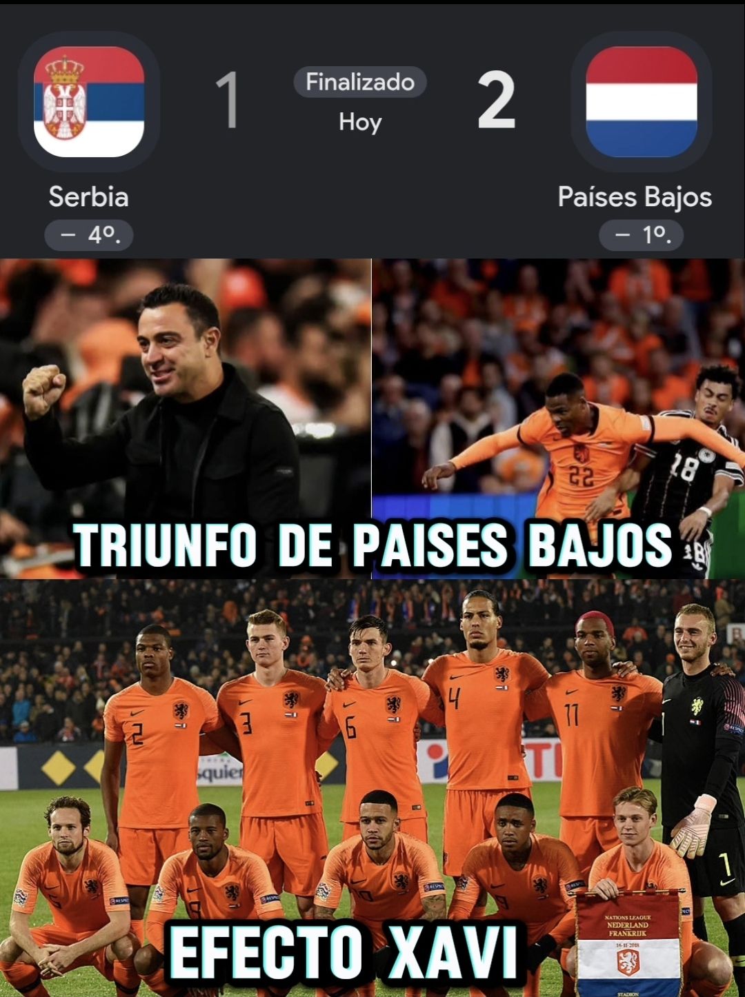 El equipo de Xavi Hernández se impuso de local 2-1 para lograr se