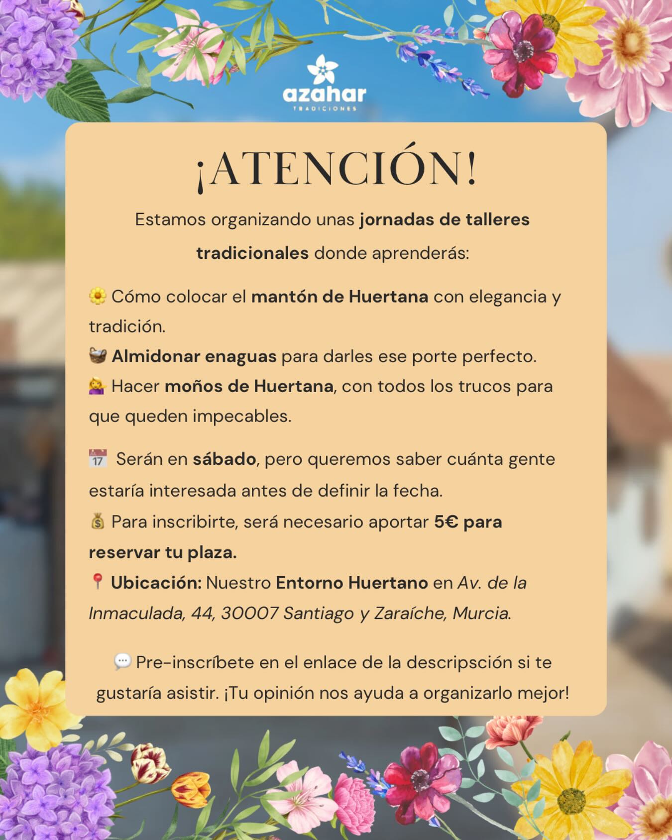 Mis - 🌿 ¡Recuperemos juntos las tradiciones huertanas! 🌿 Si alguna vez ...