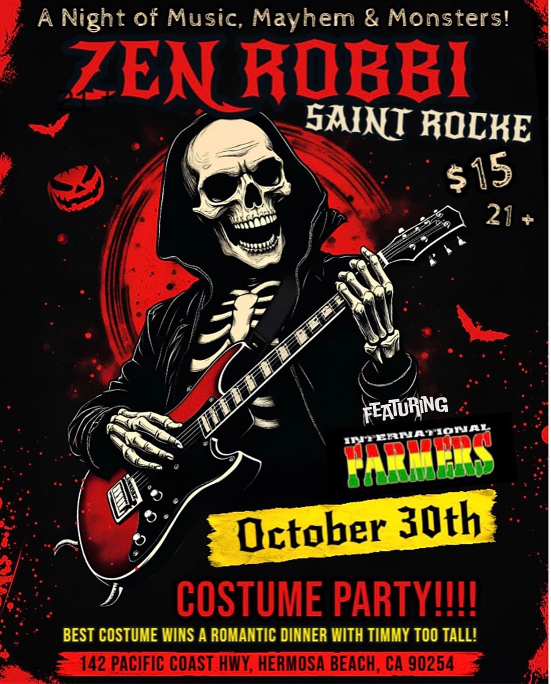 Zen Robbi and International Farmers Halloween Reunion Show