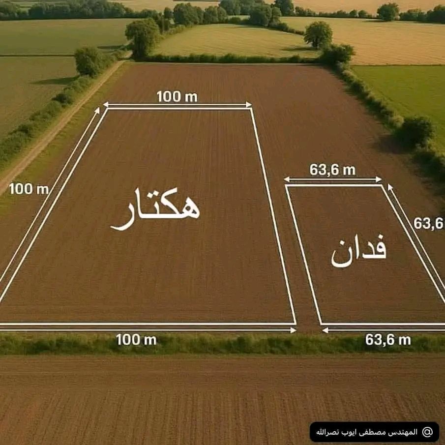 منتدى - 🔴🔴 تعرف على الفرق بين الهكتار والفدان والدونم 🌱 🔴🔴 الهكتار ...