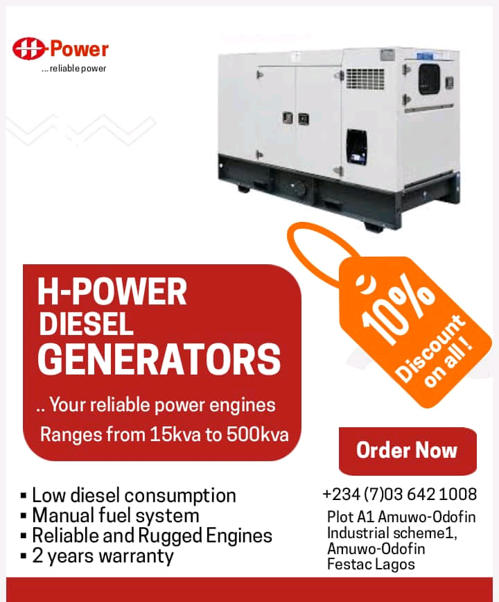 HPower Generators | Lagos