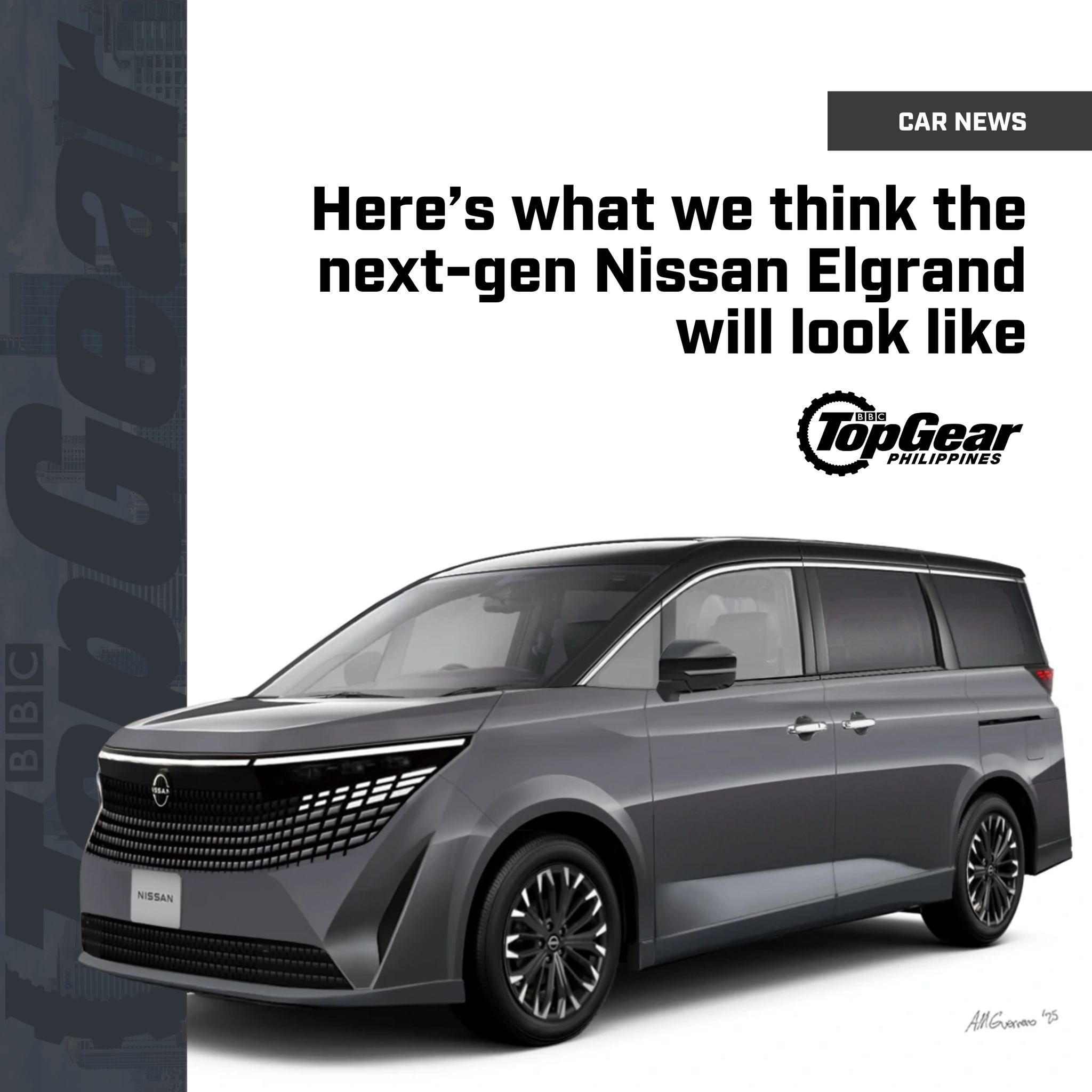 Nissan Elgrand minivan debut in 2025