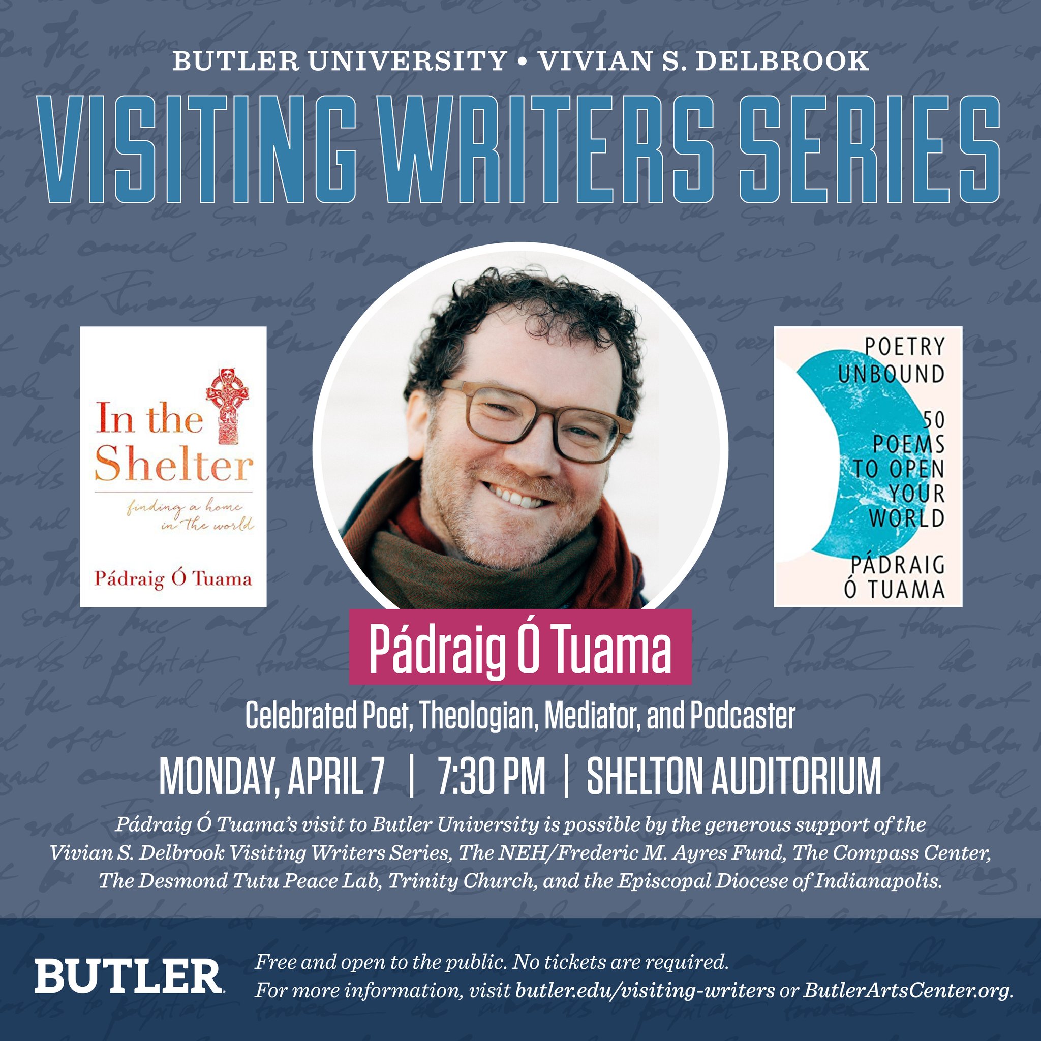 Pádraig Ó Tuama - Visiting Writer Series Reading