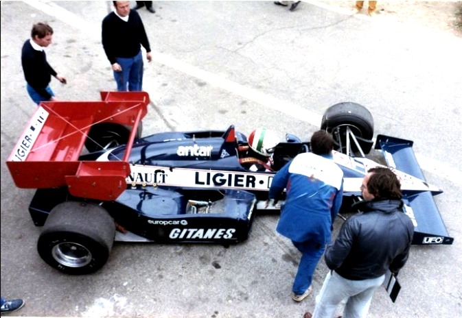 Modellino F1 Spark 1/43 Ligier JS 23 5th South African Gp 1984 Andrea De Cesaris 26