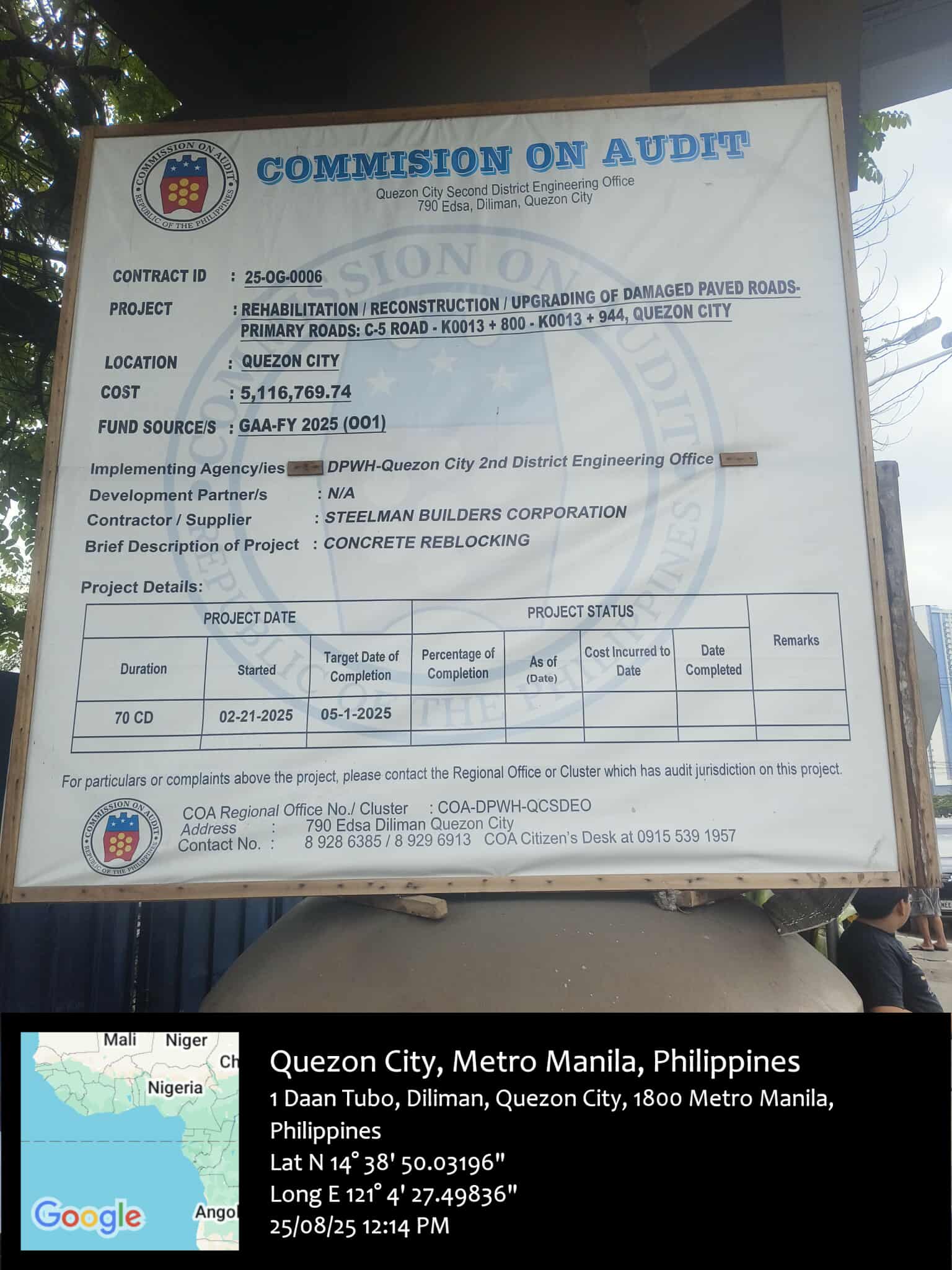 Quezon - Sa pagpapatuloy ng malawakang inspeksyon ng Quezon City ...
