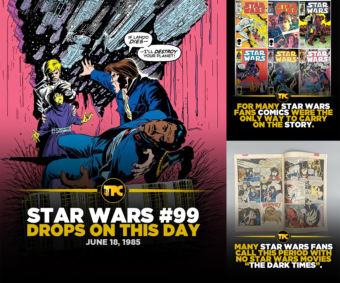 Today in Star Wars History… Vintage Comics During The Dark Times 