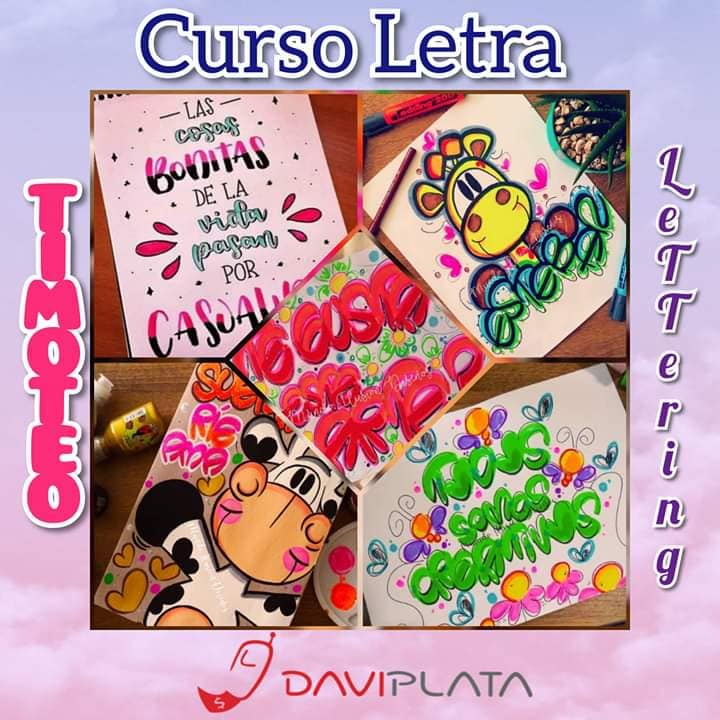 Curso letra Timoteo y lettering