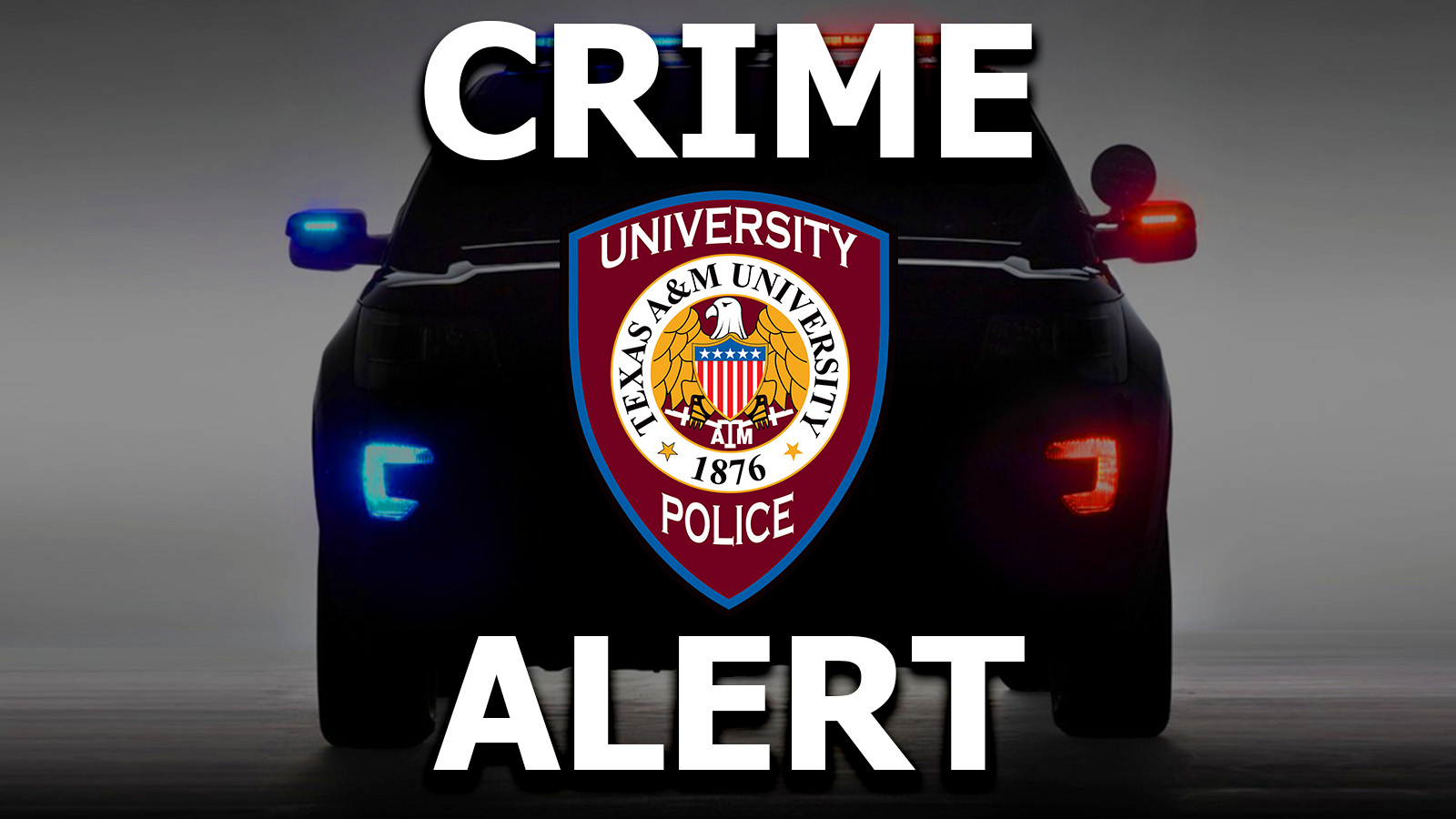 Texas - Crime Alert – Theft of Motor Vehicle Campus crime alerts and ...