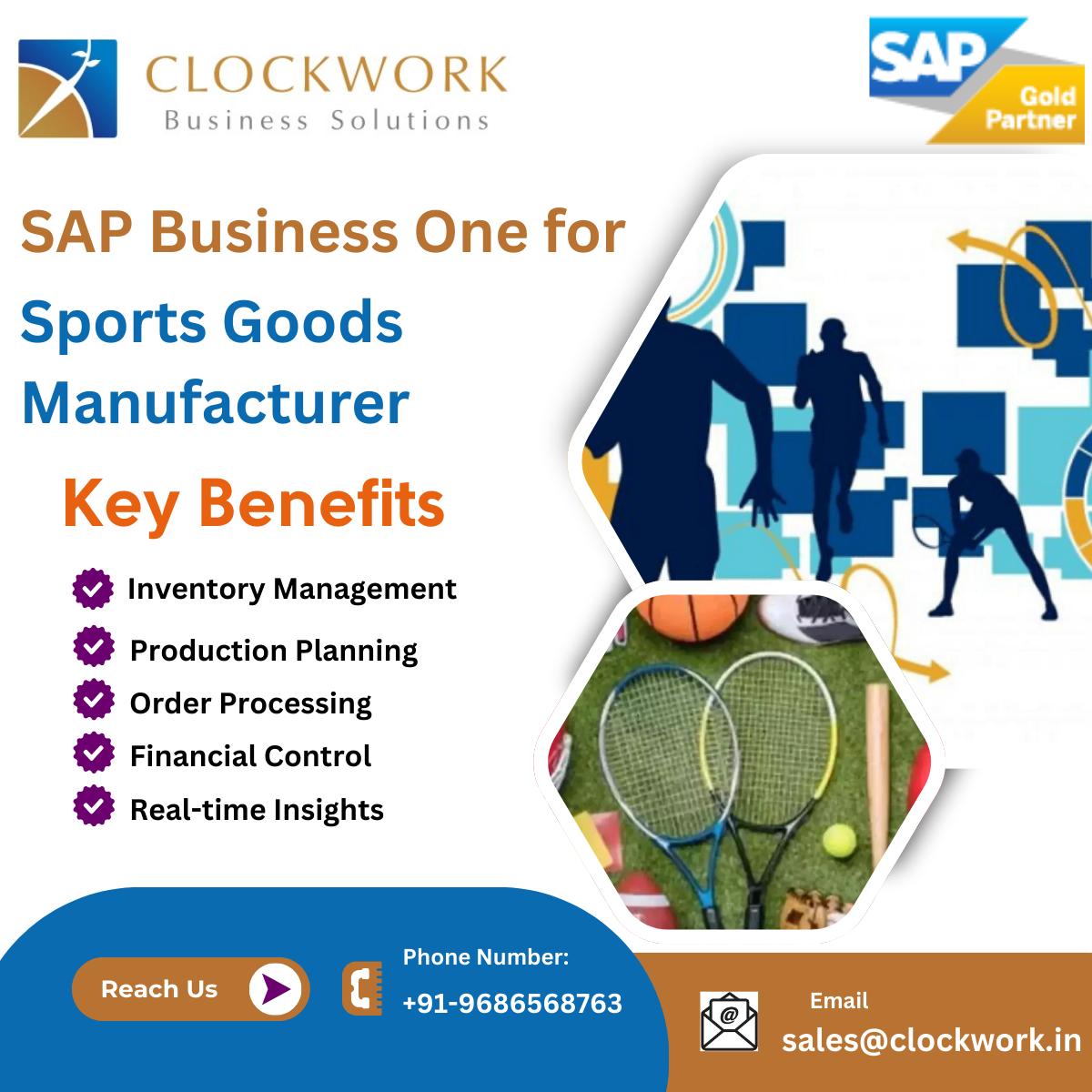 Clockwork - 🏅 Revolutionize Your Sports Goods Manufacturing Business ...