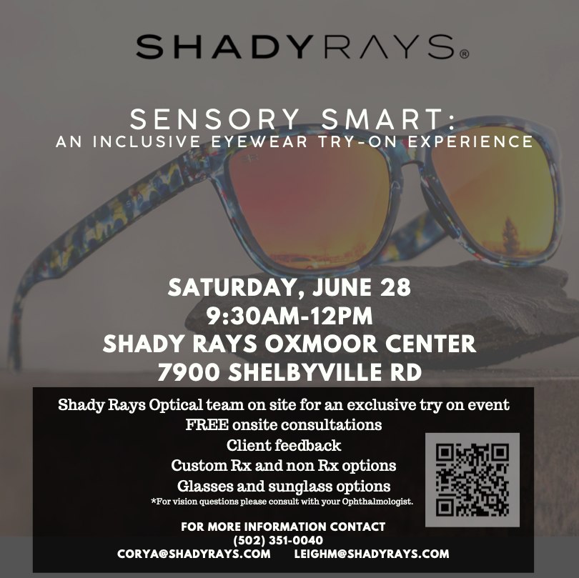 We’re so excited to partner with Shady Rays for Sensory Smart: An ...