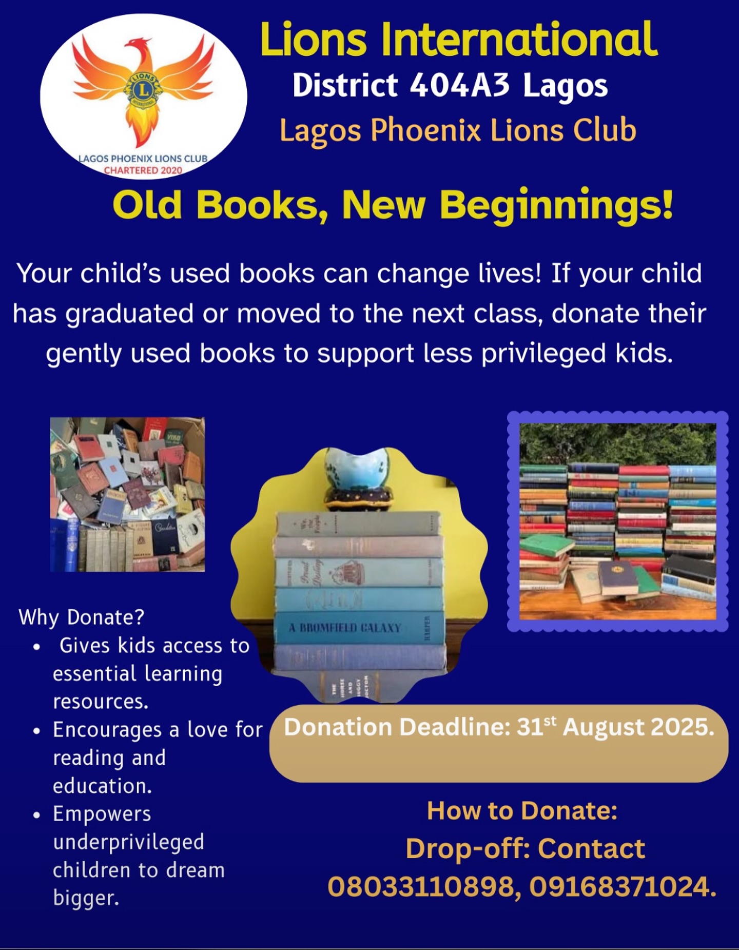 The Lagos Phoenix Lions Club is... - Lagos Phoenix Lions Club | Facebook
