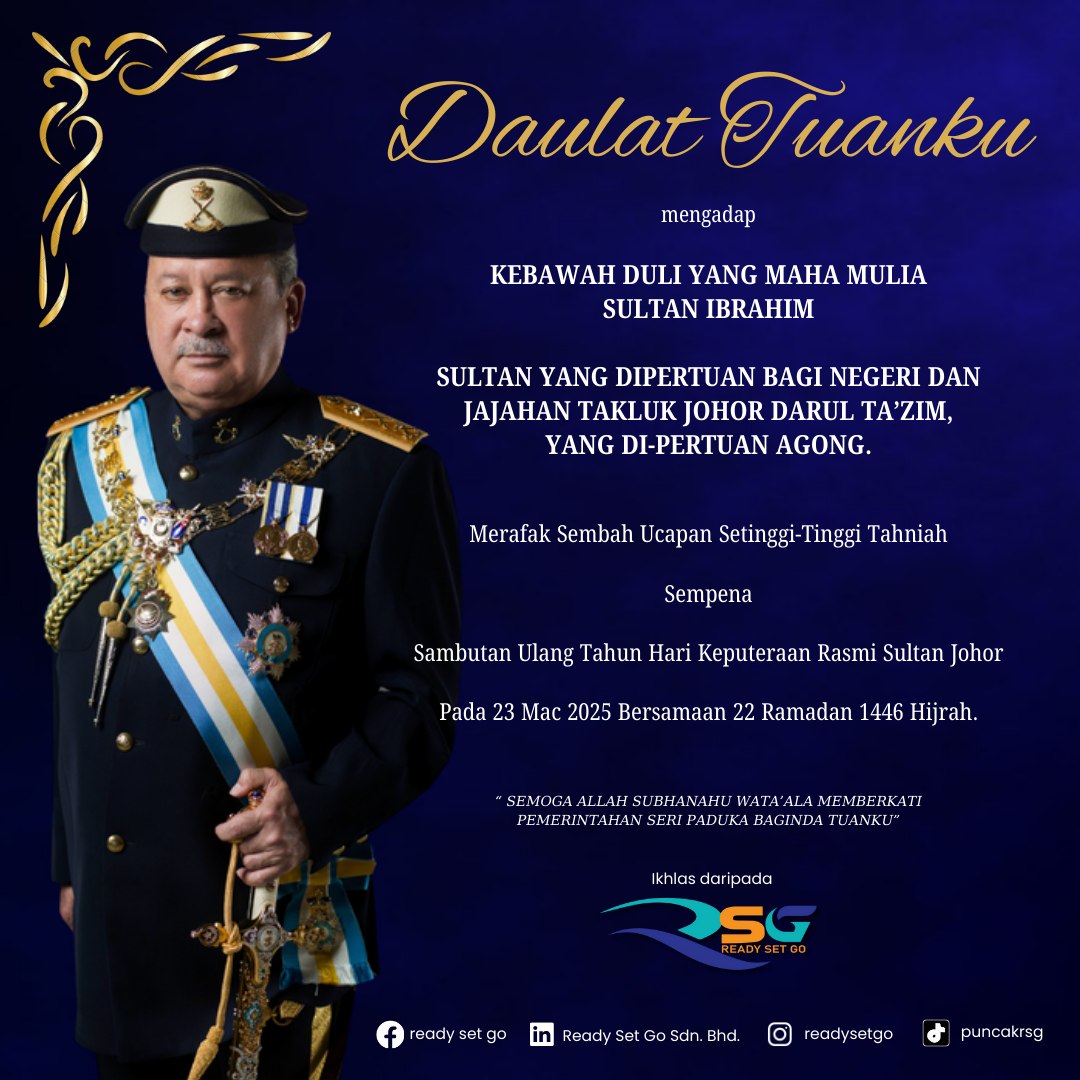 Readyset go - DAULAT TUANKU Mengadap Kebawah Duli Yang... | Facebook