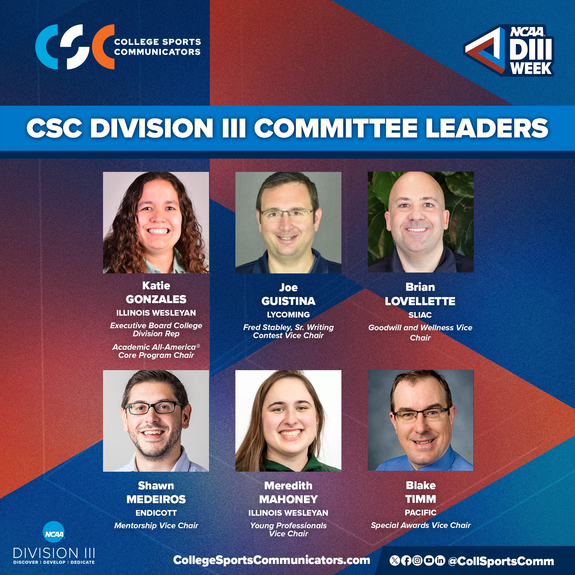 College - CSC is thankful to have many outstanding leaders from NCAA ...