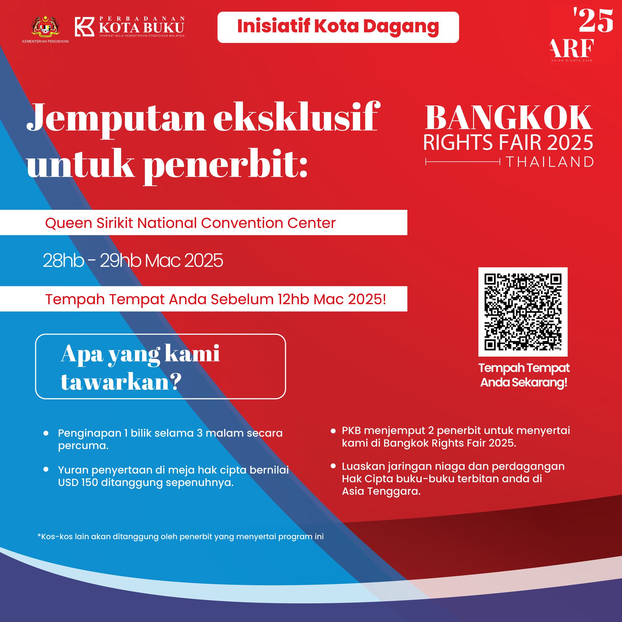 Kota Buku - 🌏📚 Asia Rights Fair (ARF) akan ke Bangkok,... | Facebook