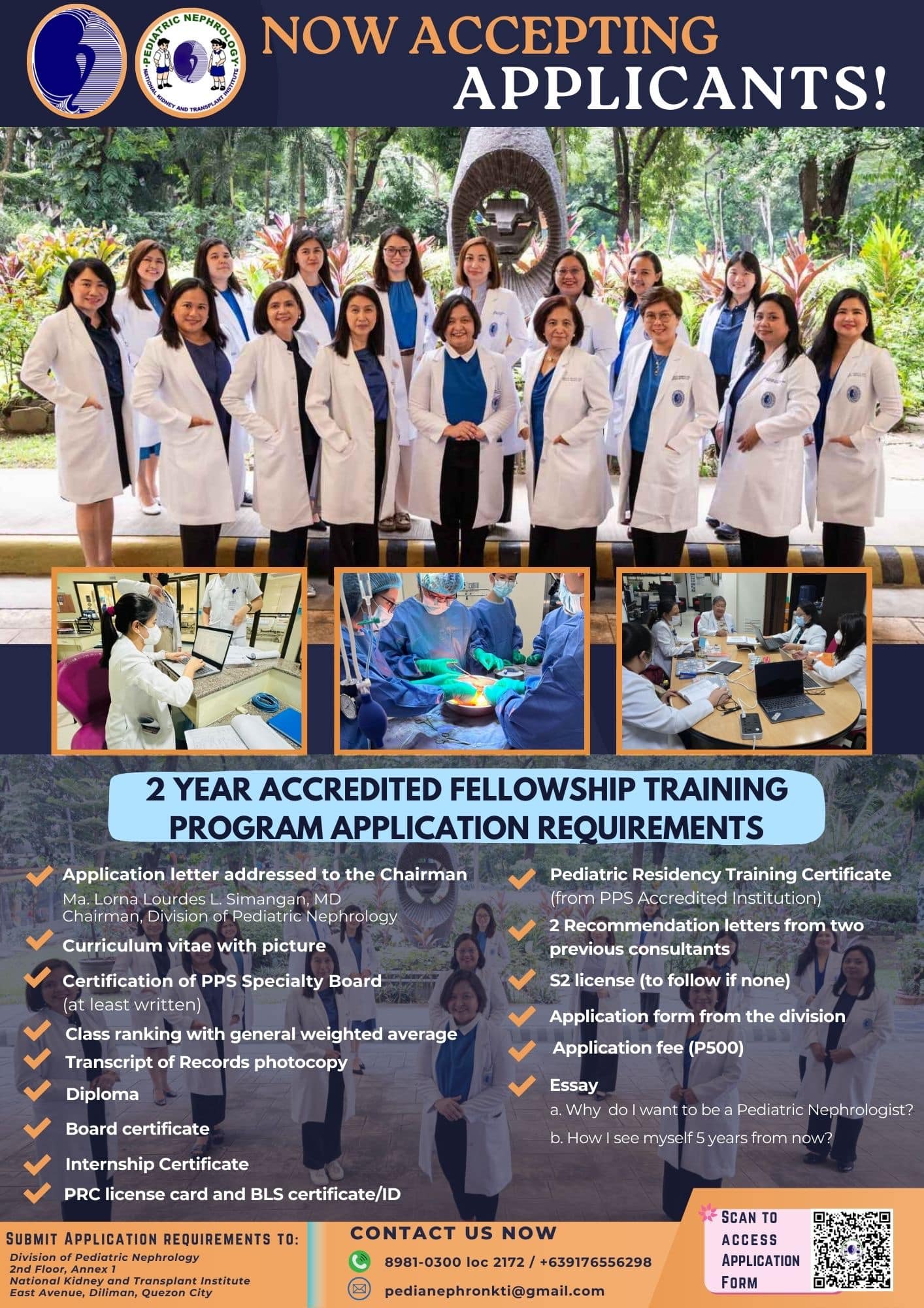 NKTI - Good day! We are pleased to announce that applications are now ...