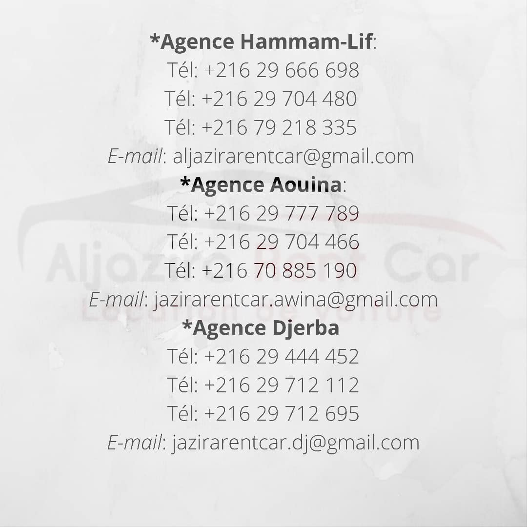 Aljazira rent car | Ben Arous