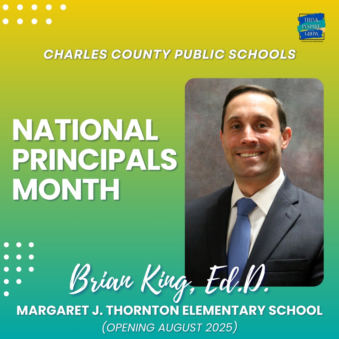 Happy National Principals... - Charles County Public Schools