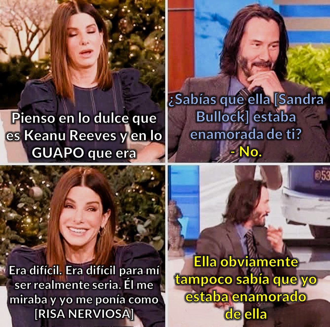 Life is a Movie - Y pensar que Keanu Reeves y Sandra... | Facebook
