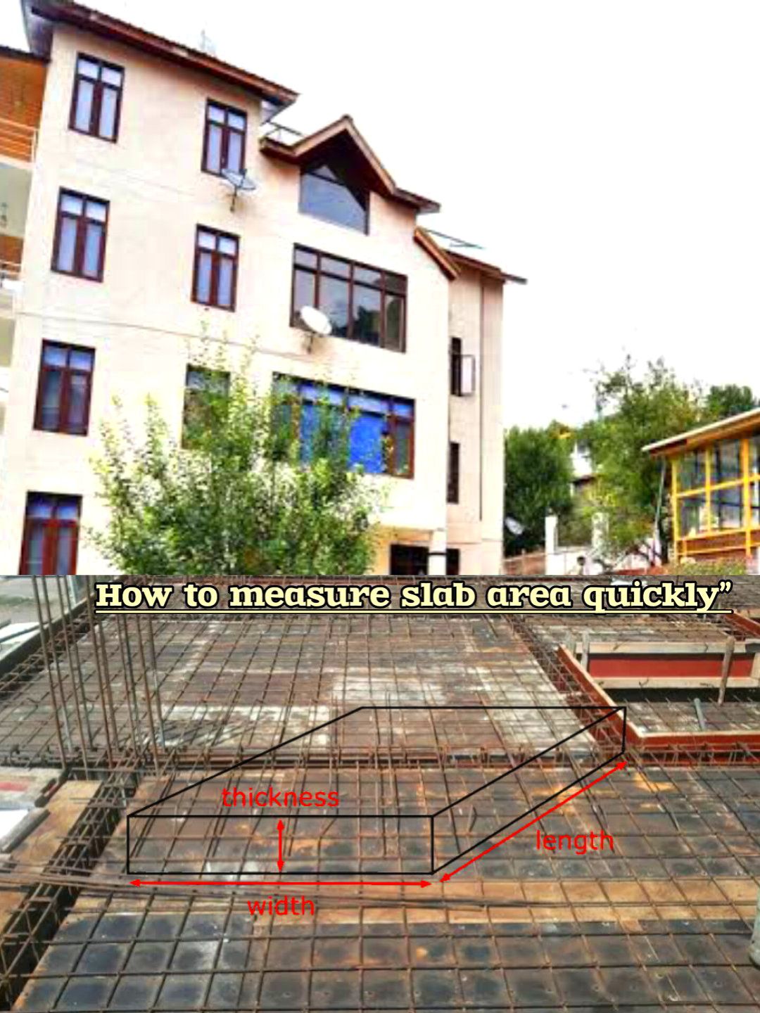 How to Measure Slab Area Quickly... - Civil Engineering Help | Facebook