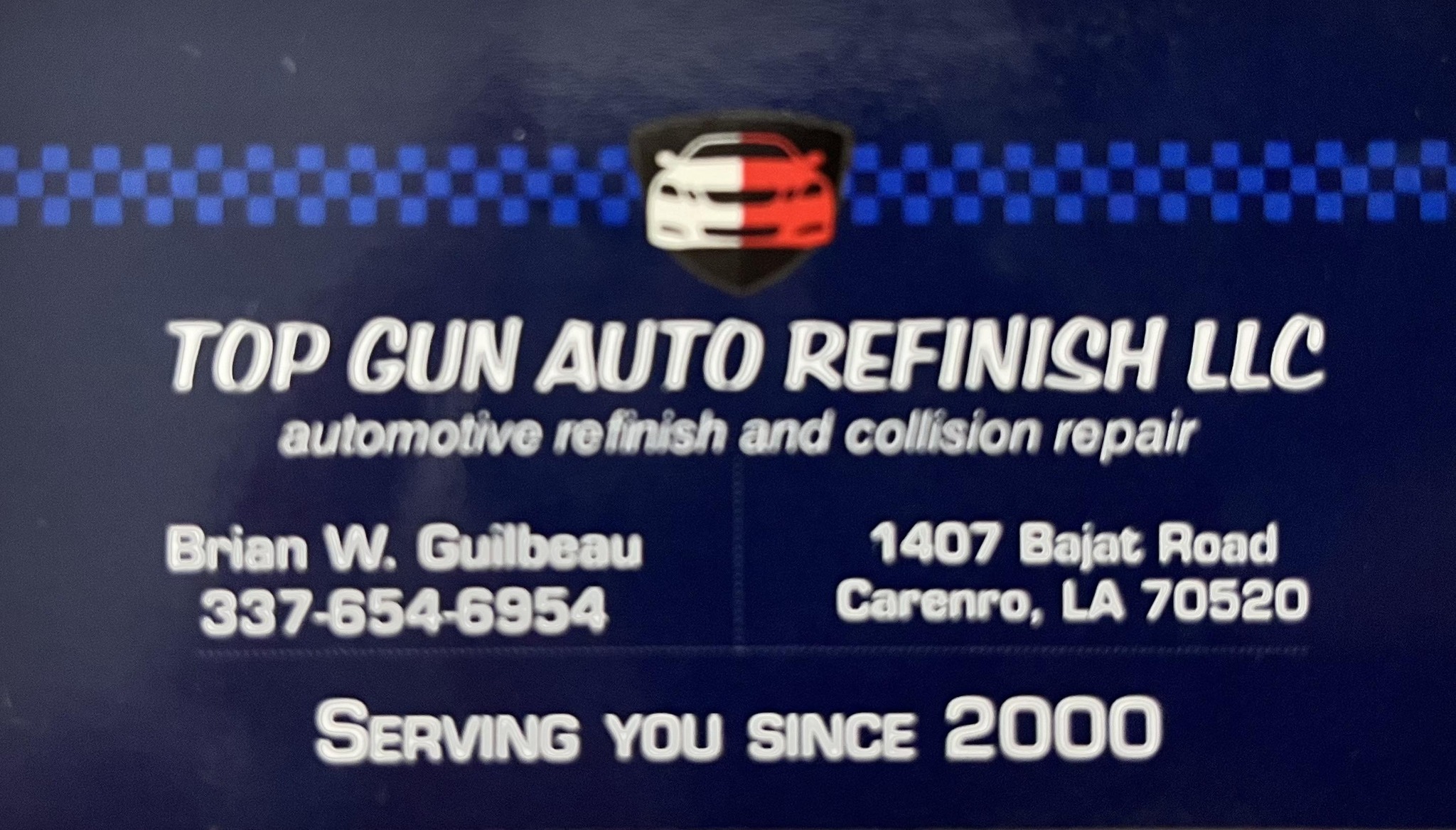 Top Gun Auto Refinish, LLC | Carencro LA