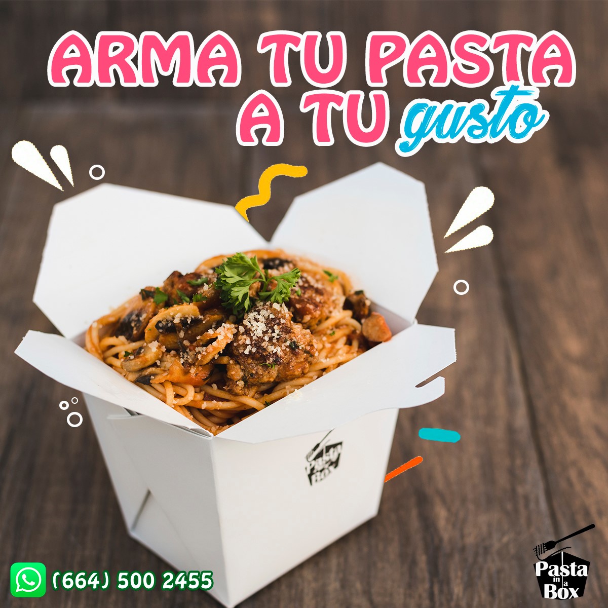 Pasta in a Box - ️ PASTA + SALSA 👉 Agrega toda la proteína y verdura ...