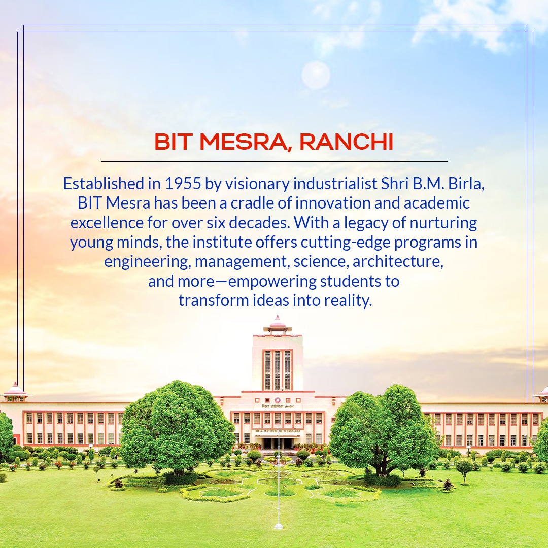 Deptt. of Mechanical Engineering, BIT Mesra, Ranchi | Ranchi