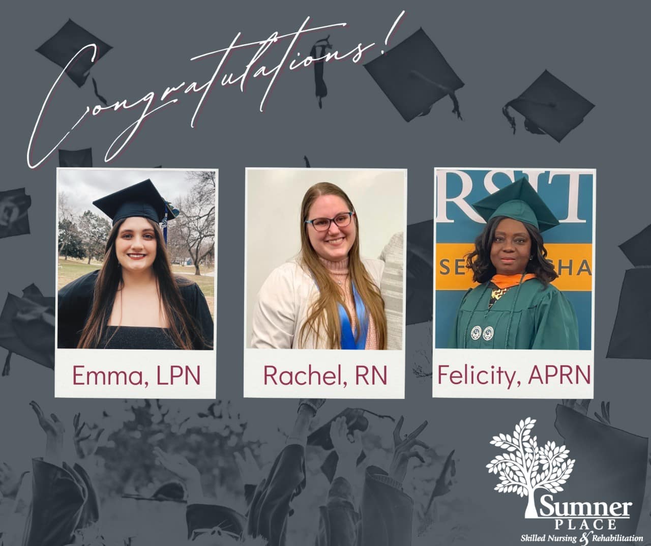 Sumner - Please help us congratulate our team members, Emma, Rachel and ...